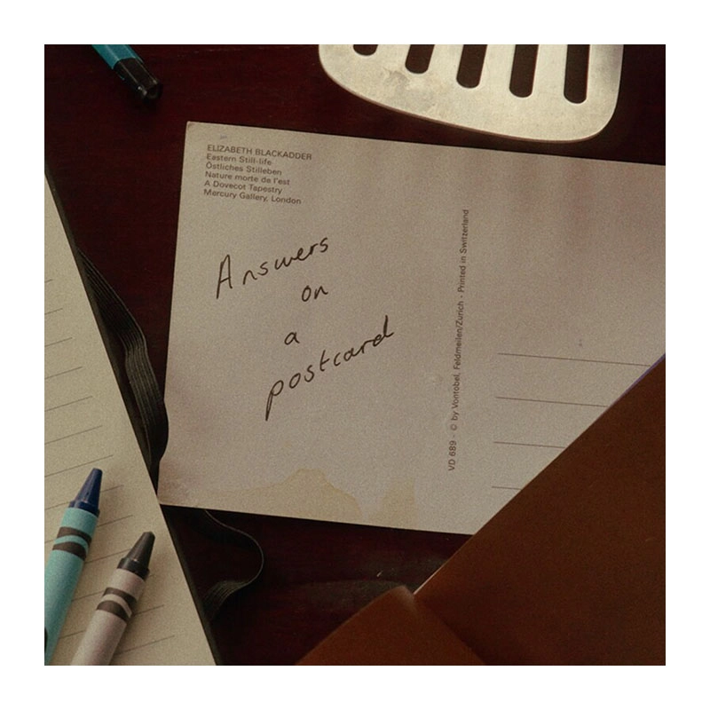 Answers on a postcard philosophical horror-thriller short film artwork