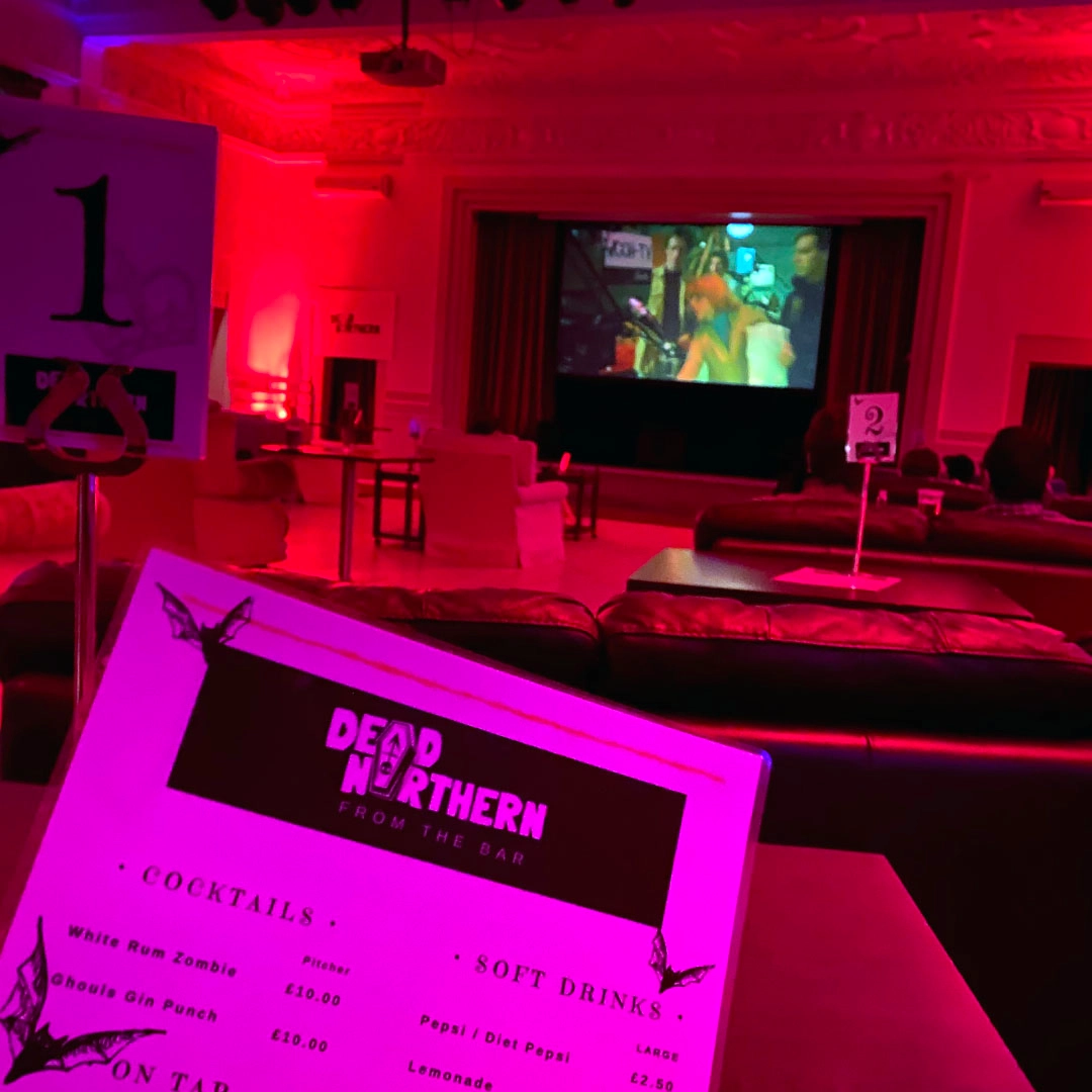 The Food and Drink Menu at Dead Northern Film Fest