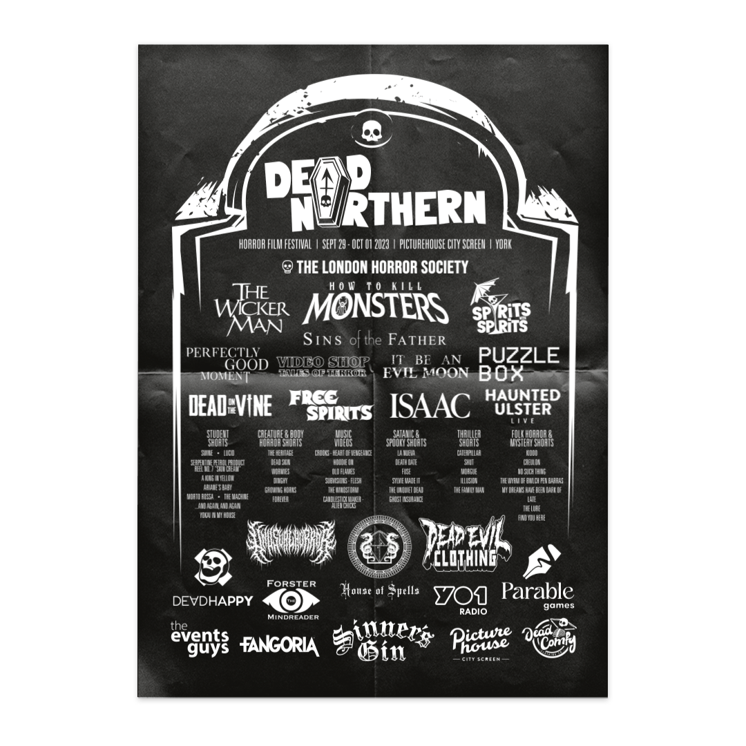 2023 horror film festival feature event artwork