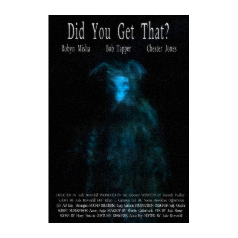 Did-you-get-that – accidental horror footage short film print