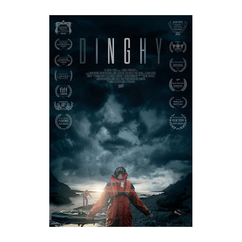 Dinghy dark aquatic relationship thriller artwork