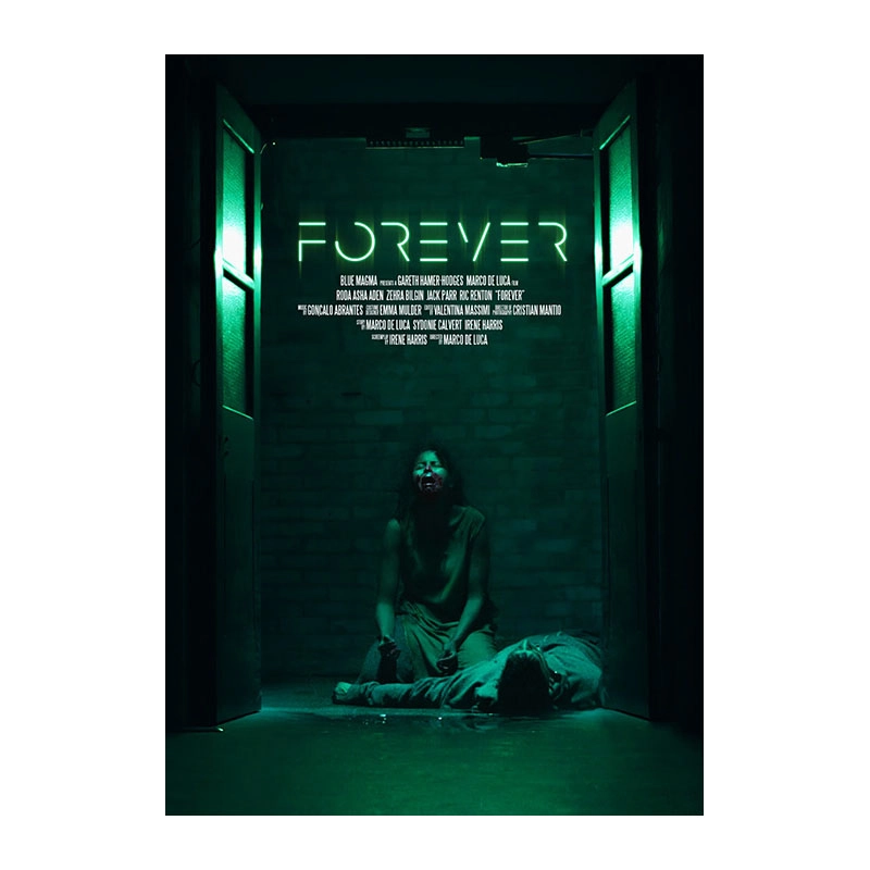 Forever romantic immortality fantasy-horror short poster