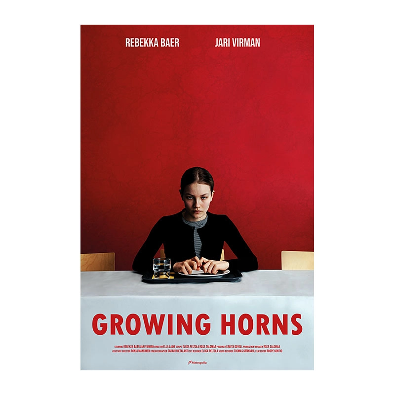 GROWING_HORNS psychological mutation horror short poster