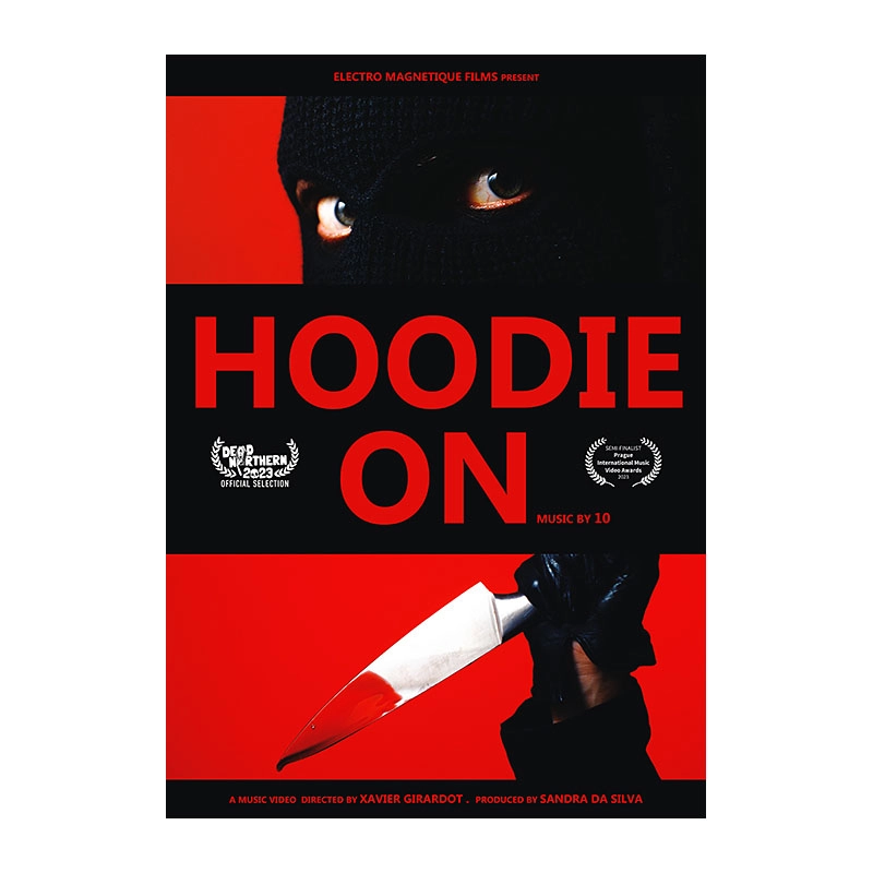  Hoodie On experimental youth horror visual