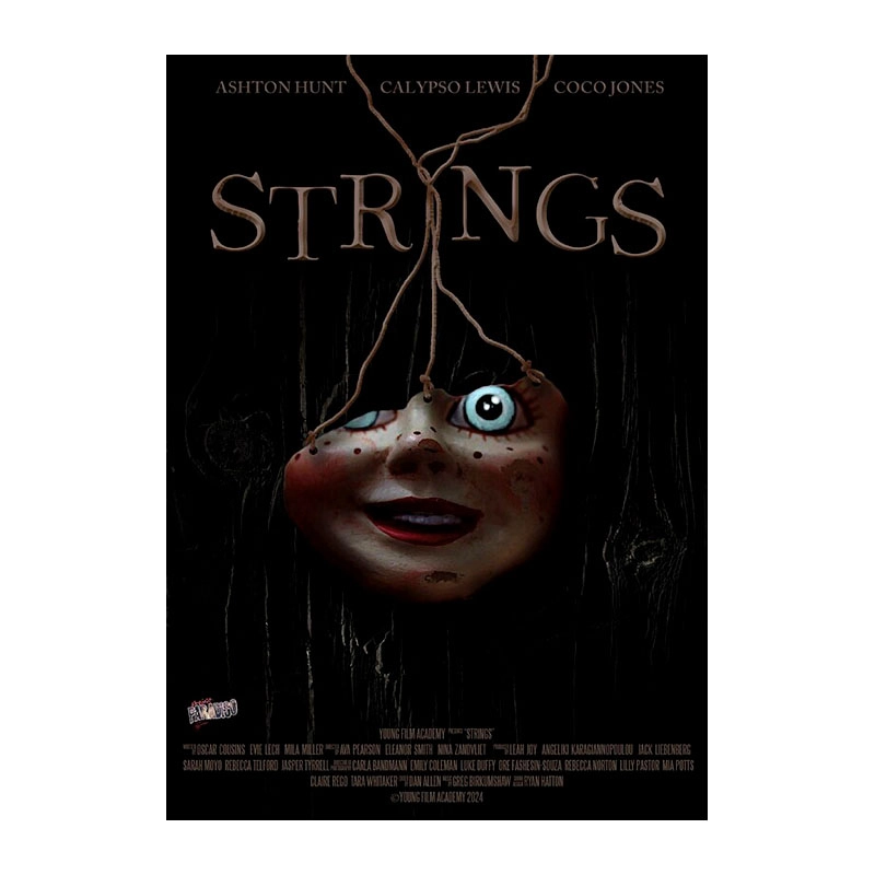 Strings psychological breakdown horror poster