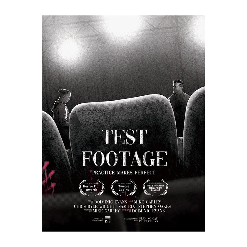 Test Footage  found footage horror meta artwork
