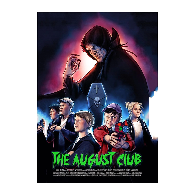The August club mysterious ensemble horror drama artwork