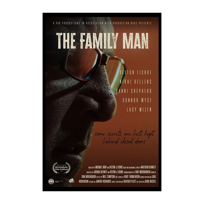 The-family-man patriarchal horror drama short poster