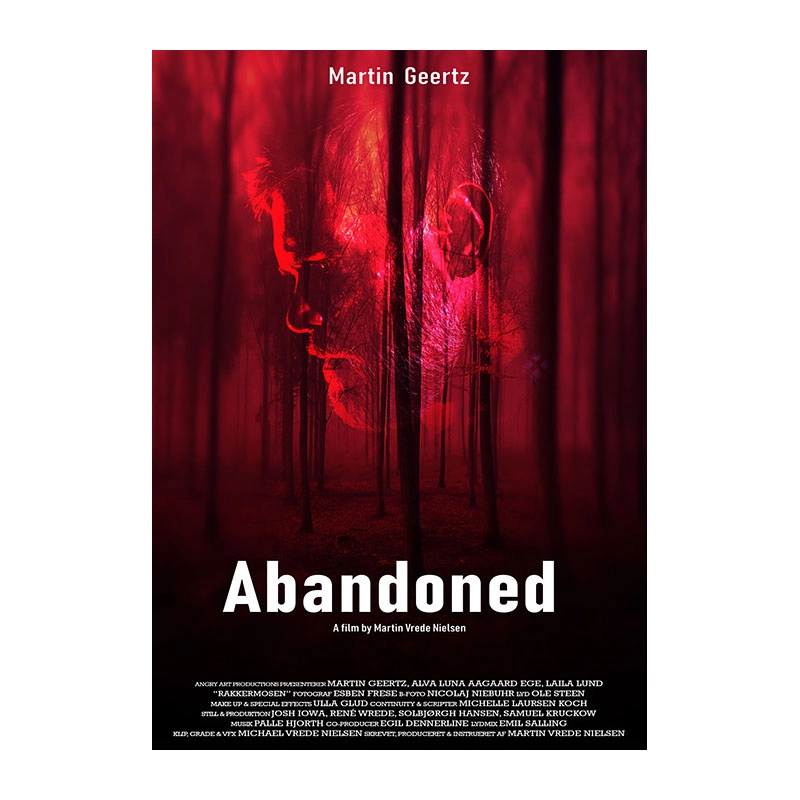 abandoned indie horror short poster
