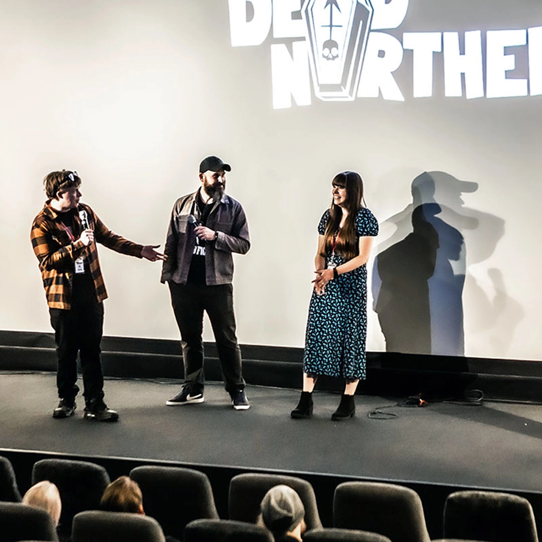 dead-northern-2022-film-festival-Questions-on-stage-with-cast-of-eating-Miss-Campbell