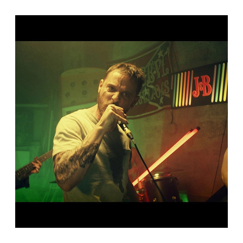 death-record music video-style poster design