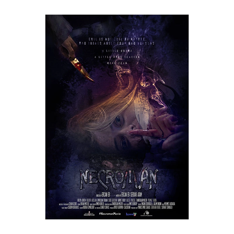 necroman haunted folklore short poster