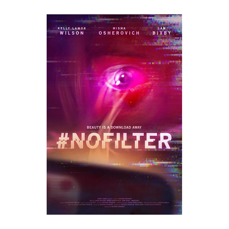 nofilter social media horror satire visual