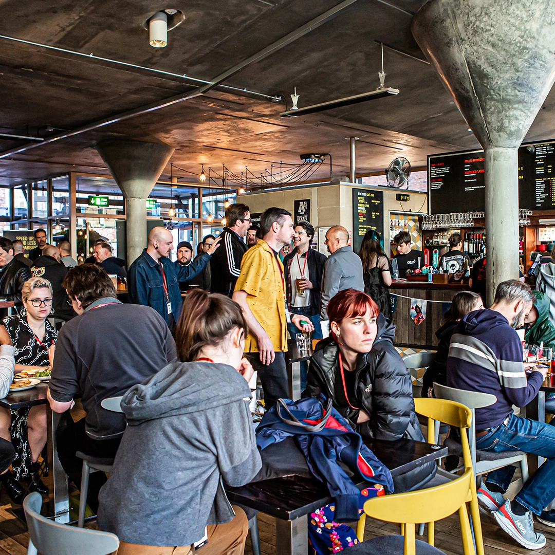 the bar and restuarant at dead northern