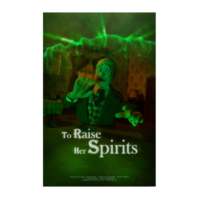 to-raise-her-spirit  séance-themed supernatural short poster