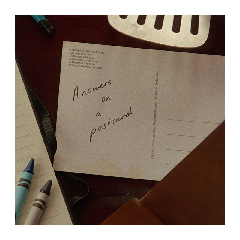 Answers on a postcard philosophical horror-thriller short film artwork