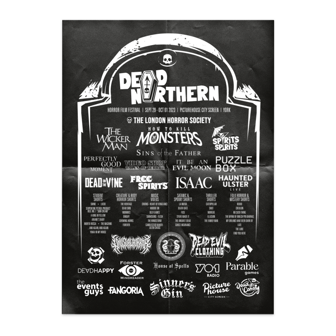 2023 horror film festival feature event artwork
