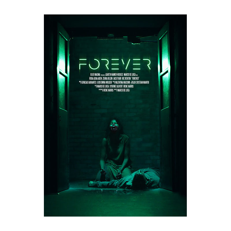 Forever romantic immortality fantasy-horror short poster