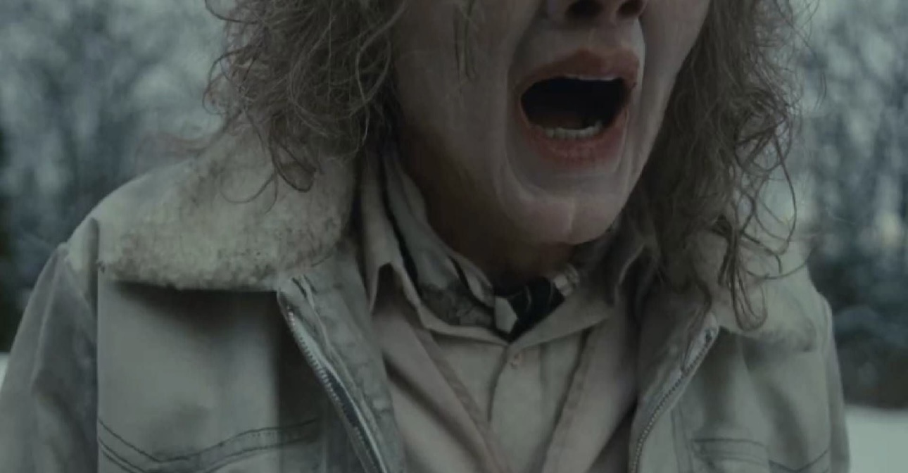 screaming still from short film