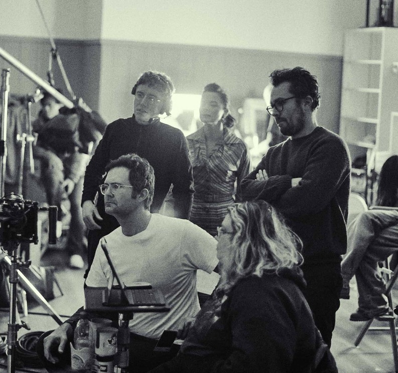 Osgood Perkins behind the scenes