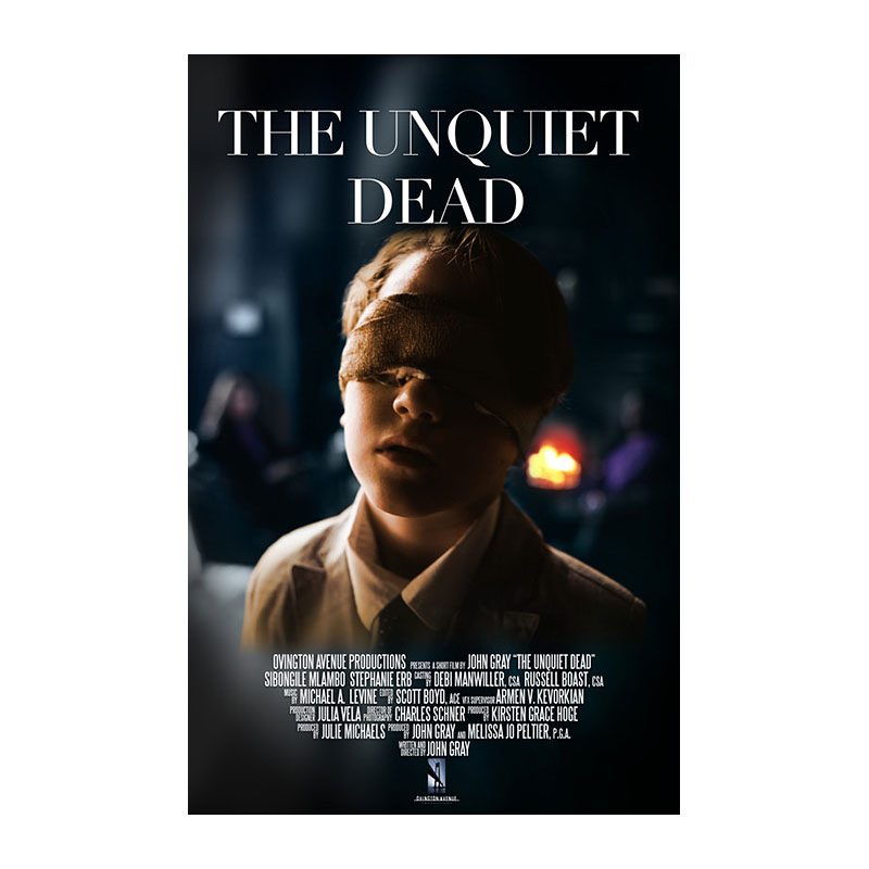 THE UNQUIET DEAD ghostly justice revenge horror print