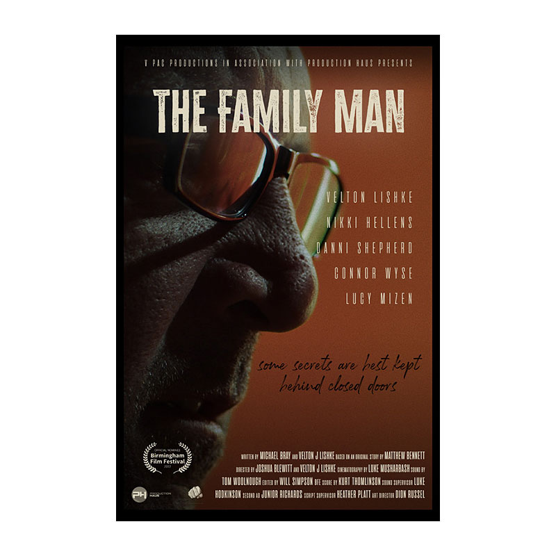 The-family-man patriarchal horror drama short poster