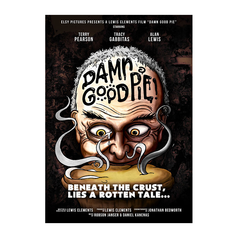 damn-good-pie micro-budget genre film artwork