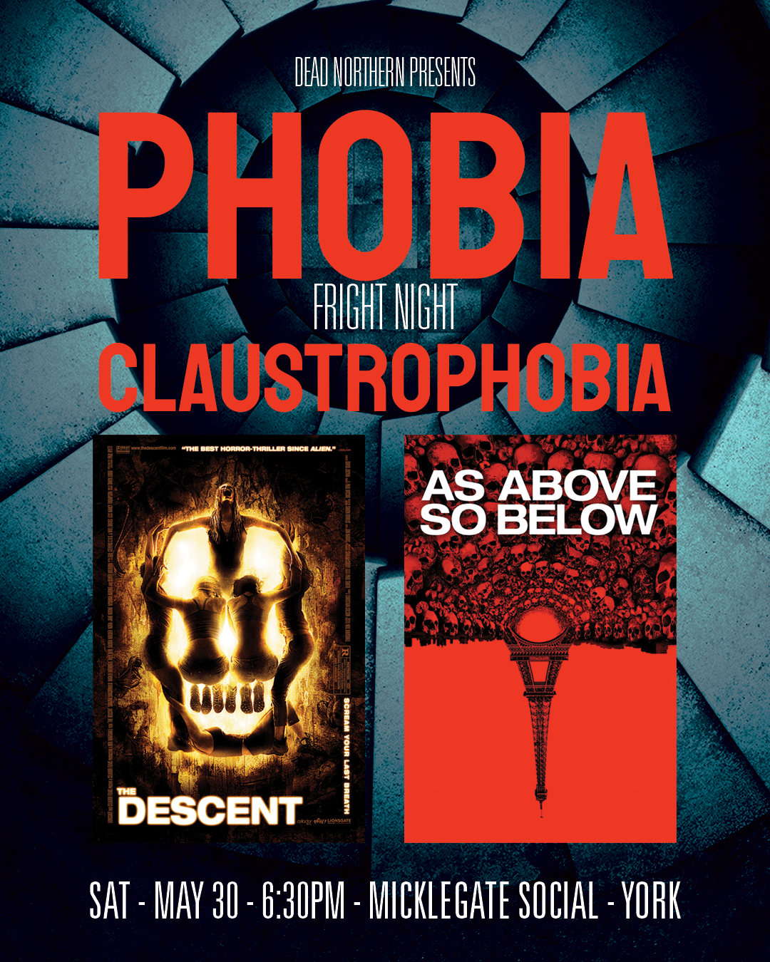 Claustrophobia fright night poster