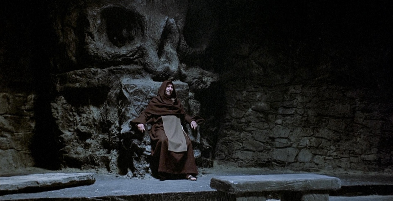 scenes from classic hammer horror movie